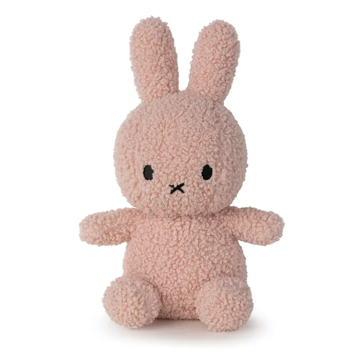 Peluche Miffy en bouclette | Rose pêche- Image produit n°0