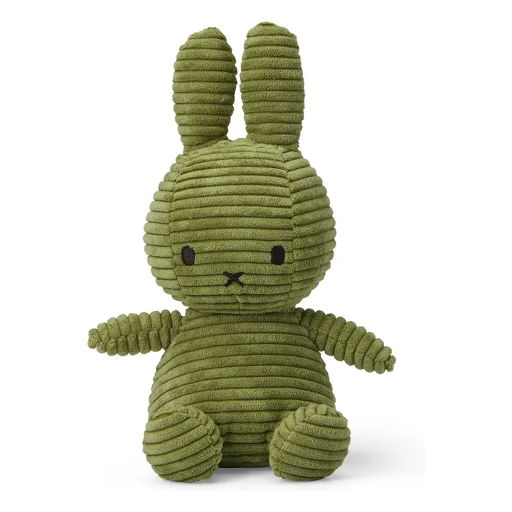 Peluche Miffy en velours côtelé | Sauge- Image produit n°0