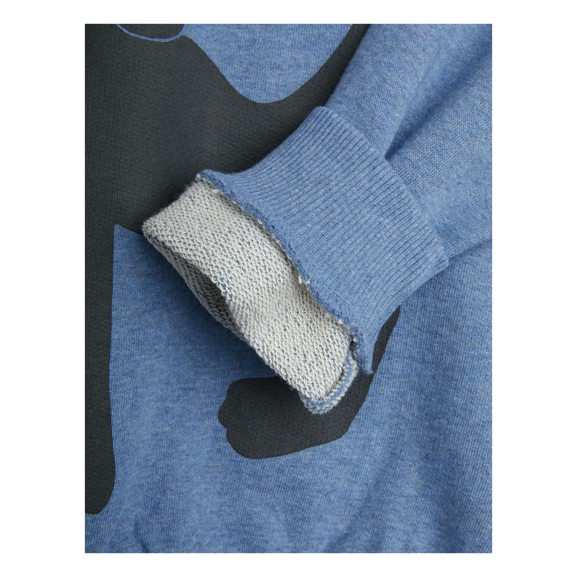 Panther organic cotton sweatshirt | Blue- Product image n°3