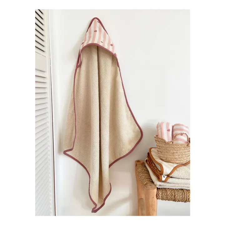 Carré de bain Téa | Rose pâle- Image produit n°1