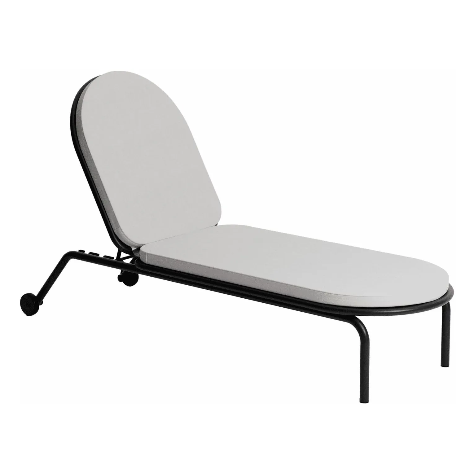 Coussin pour bain de soleil Week-end | Gris- Image produit n°0