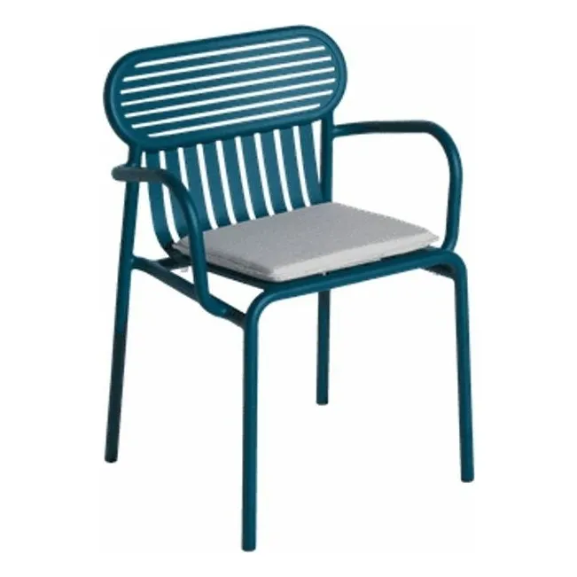 Petit coussin d'assise Week-end | Gris- Image produit n°1