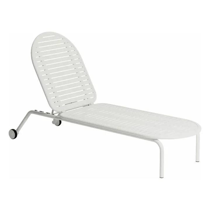 Bain de soleil à roues Week-end | Blanc- Image produit n°0