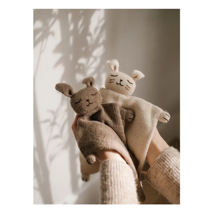 Doudou Lapin en alpaga | Beige- Image produit n°4