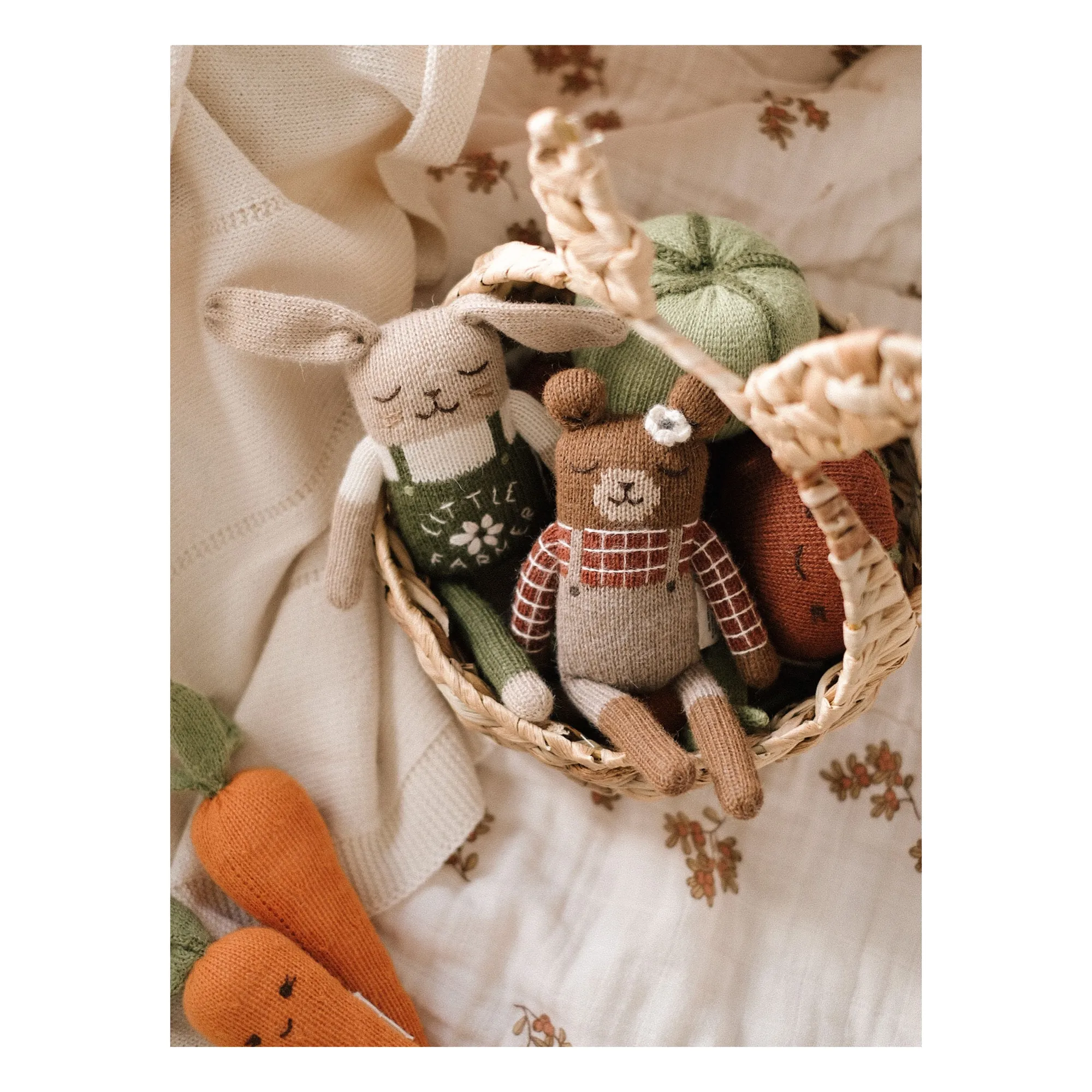 Doudou Ourson Salopette | Sienne- Image produit n°1