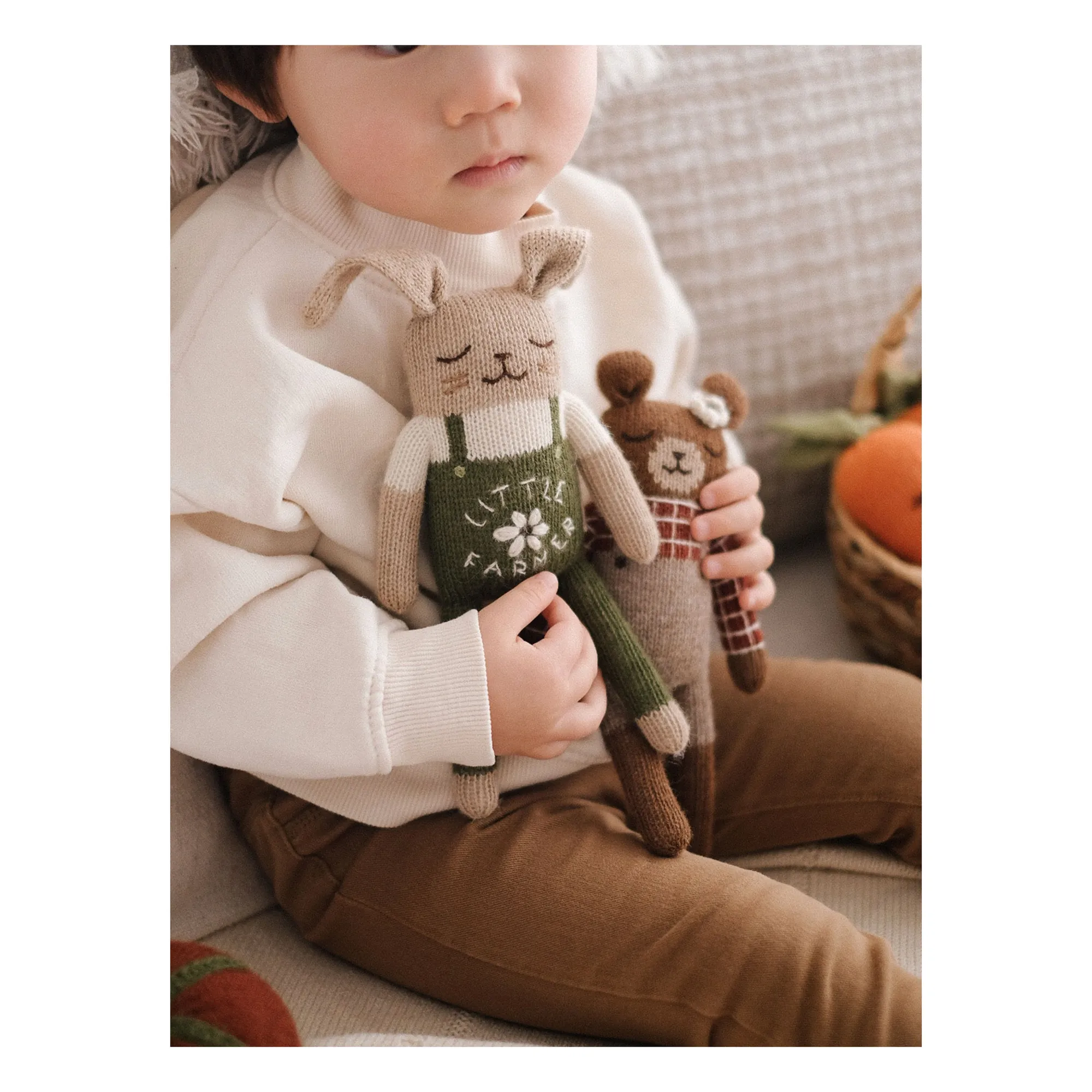 Doudou Ourson Salopette | Sienne- Image produit n°3