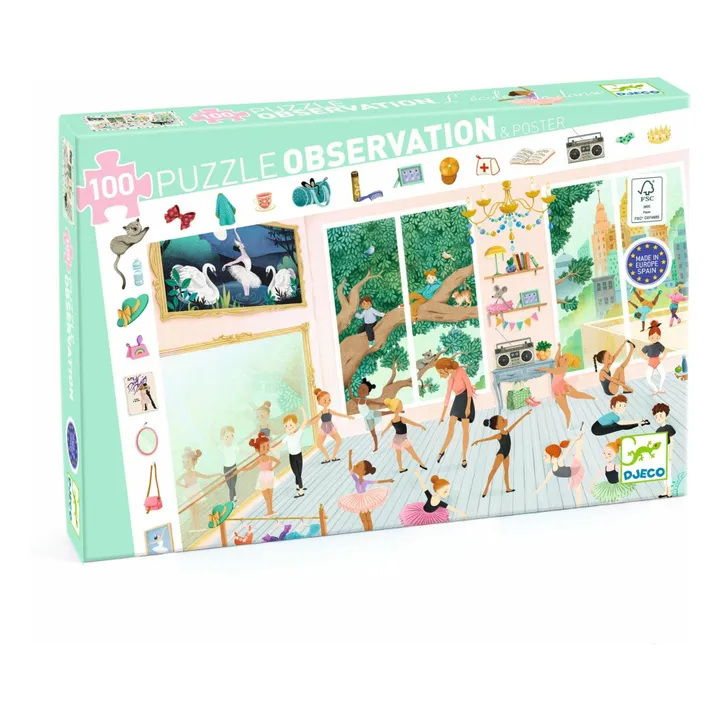 Puzzle L'école de danse - 100 pièces- Image produit n°4