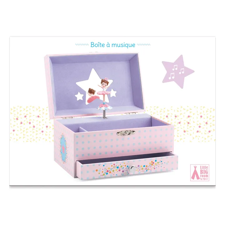 Boîte à bijoux La mélodie de la ballerine | Rose pâle- Image produit n°2