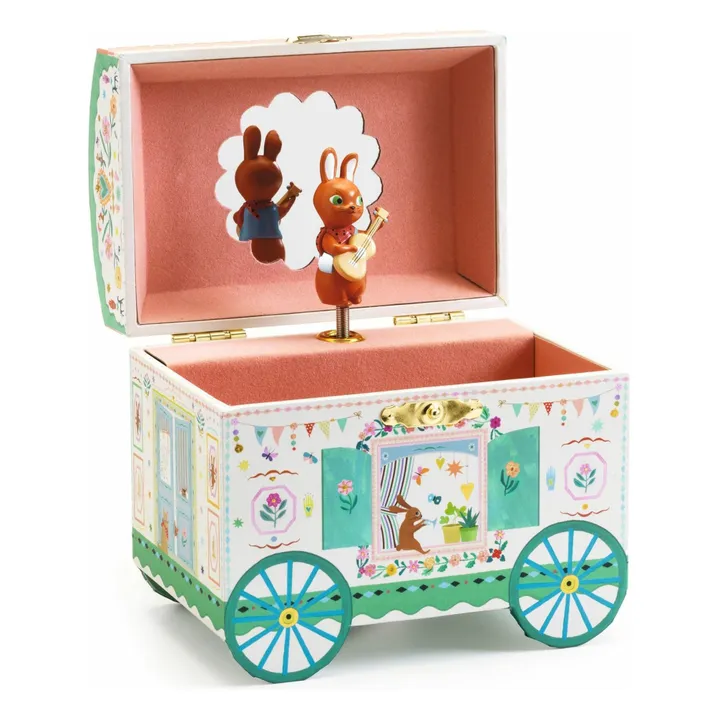 Boîte à bijoux Roulotte enchantée | Vieux Rose- Image produit n°0