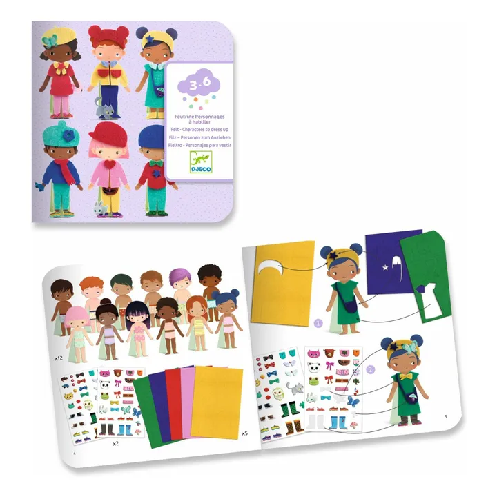 Felt characters to dress up- Product image n°4