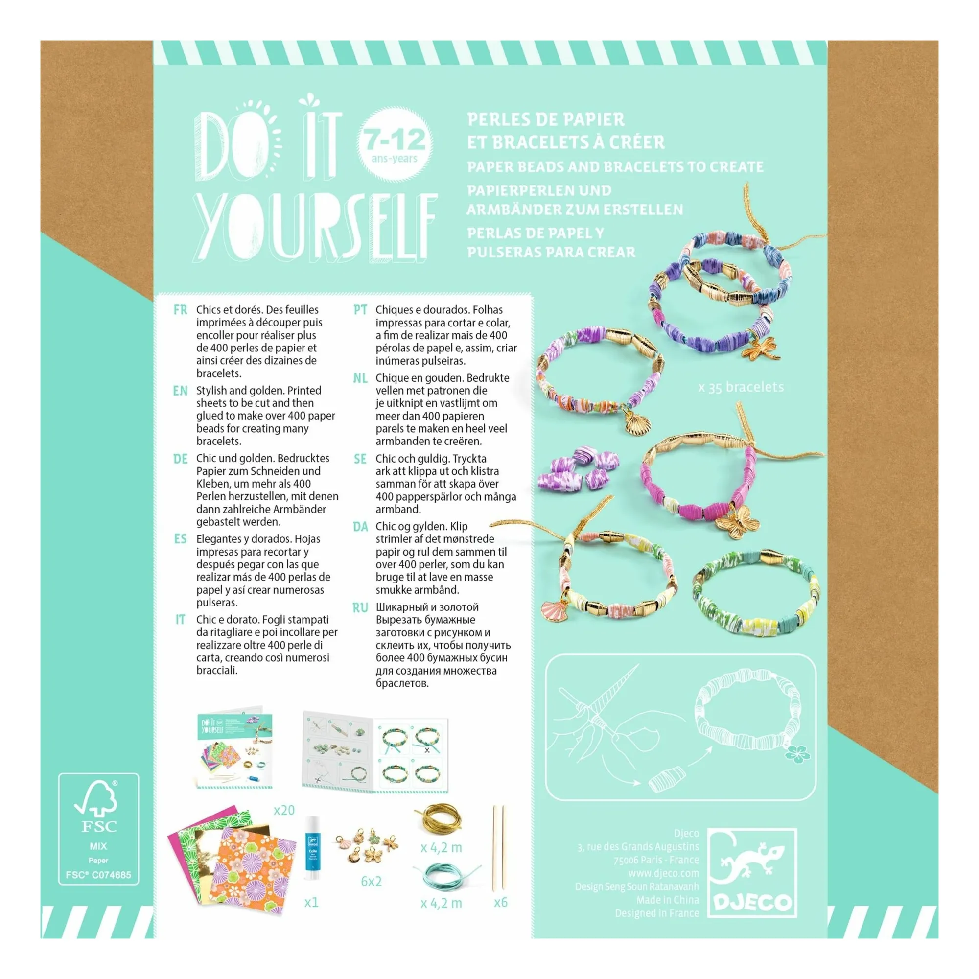 Kit DIY - Perles et bracelets à créer- Image produit n°5
