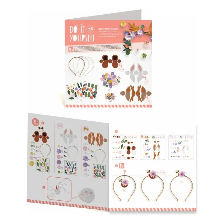 Kit DIY - Serres-têtes à créer- Image produit n°5
