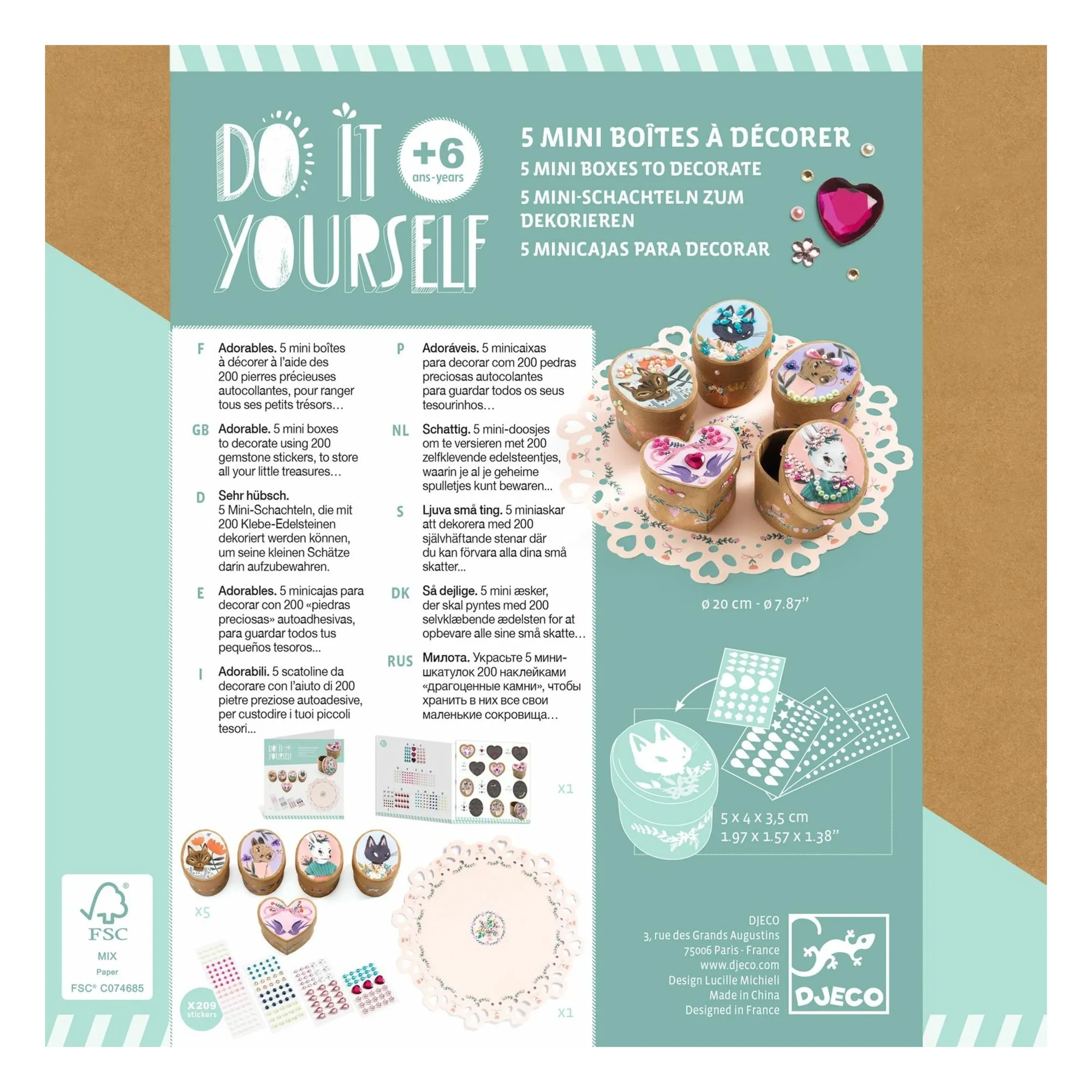 Kit DIY - Mini-boîtes à créer- Image produit n°6