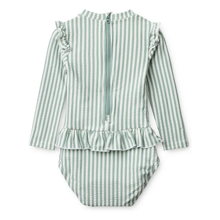 Maillot de Bain Sille Seersucker | Vert Menthe- Image produit n°1