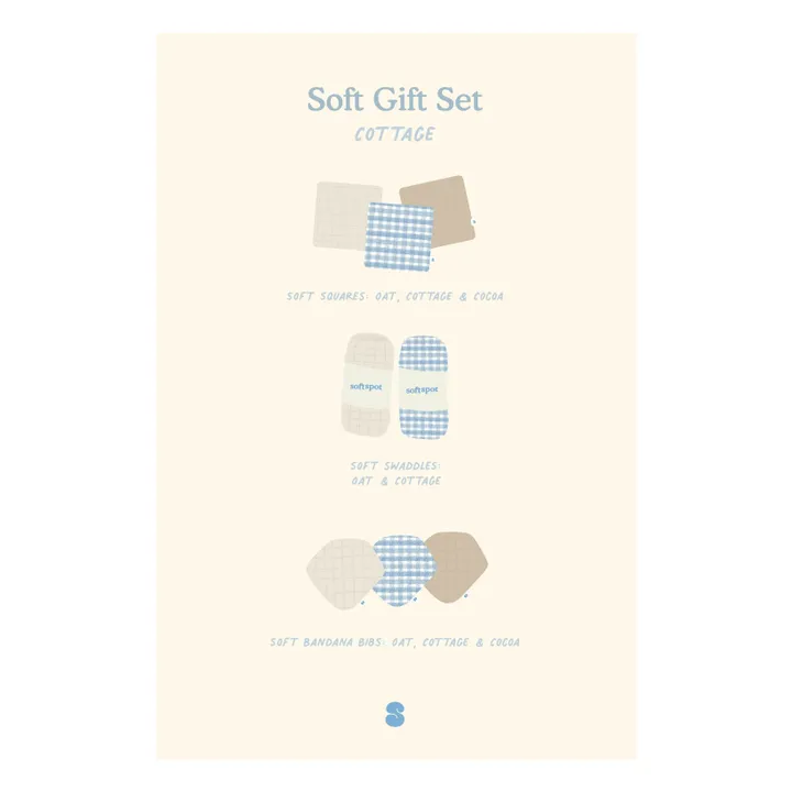 Coffret de naissance Cottage | Bleu- Image produit n°6