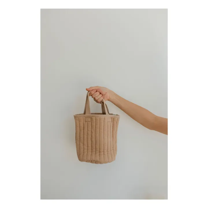 Panier de rangement en coton bio | Café- Image produit n°3