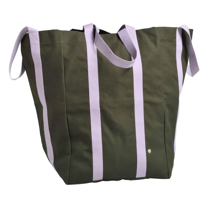 Maxi Poppins tote bag | Dark green- Product image n°0