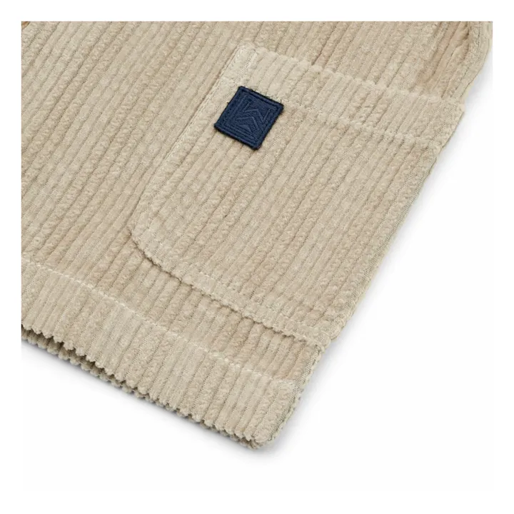 Sobrecamisa de pana de algodón orgánico Paule | Beige- Imagen del producto n°2