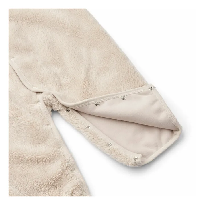 Combinaison Polaire Bailey Coton Bio | Ecru- Image produit n°3