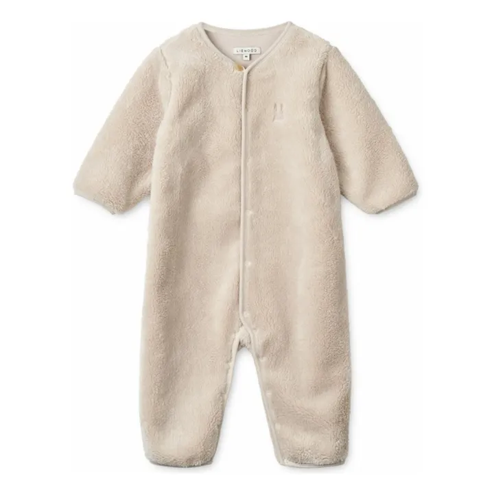 Combinaison Polaire Bailey Coton Bio | Ecru- Image produit n°0
