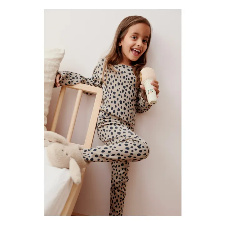 T-shirt Nieve Côtelé Coton Bio | Beige- Image produit n°1