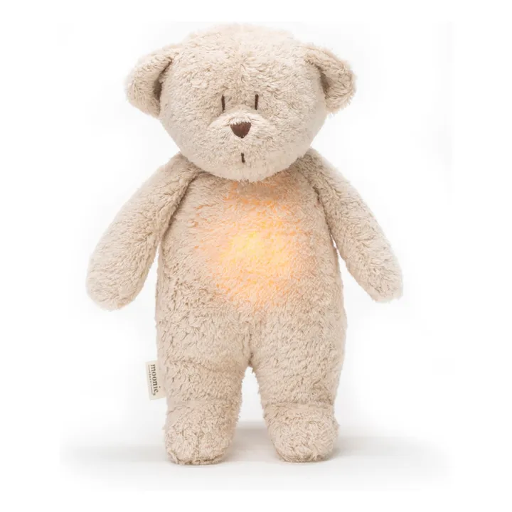 Peluche Ourson veilleuse musicale | Sable- Image produit n°0