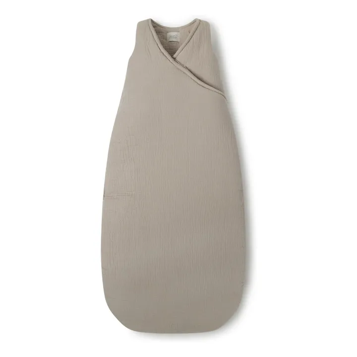 Gigoteuse en gaze de coton | Beige- Image produit n°1