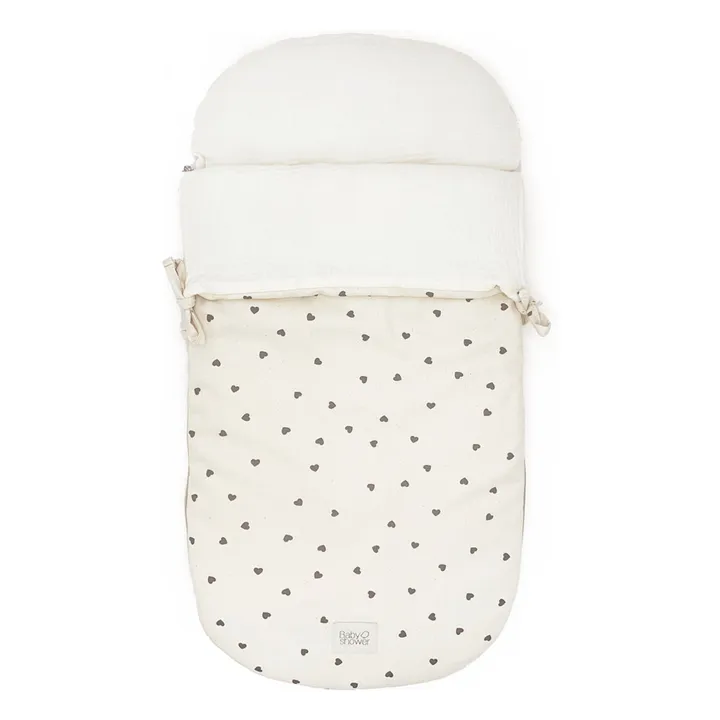 Nido d'angelo Comfort Hearts | Bianco- Immagine del prodotto n°0