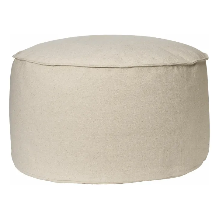 Pouf Aun | Ivoire- Image produit n°0