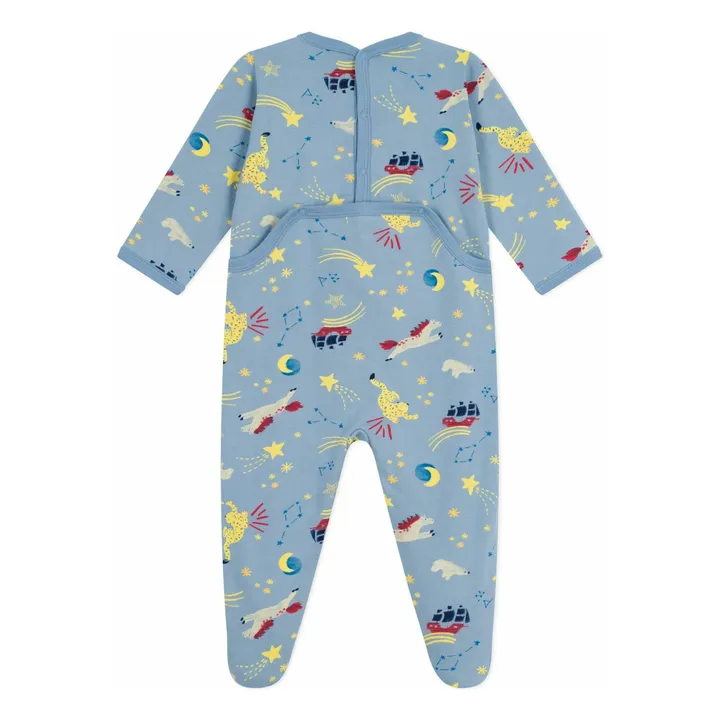 Pyjama Dors Bien Constellation Coton Bio | Bleu- Image produit n°1