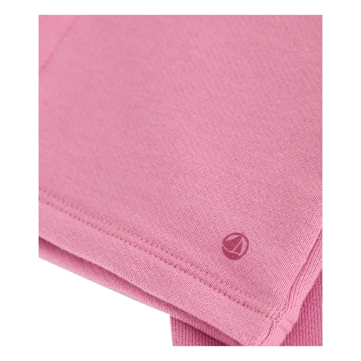 Gilet Uni Coton Bio | Rose bonbon- Image produit n°3