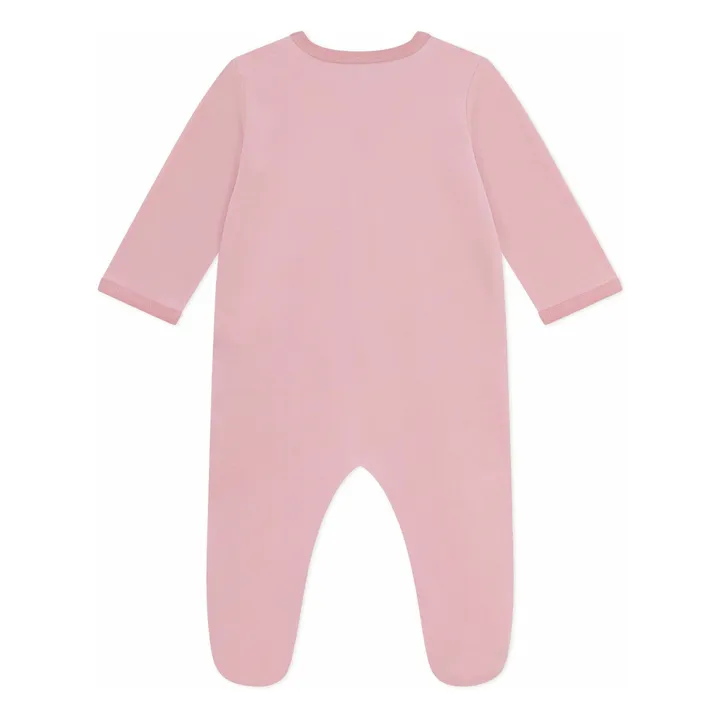 Pyjama Dors Bien 3 Cœurs Coton Bio | Rose- Image produit n°1