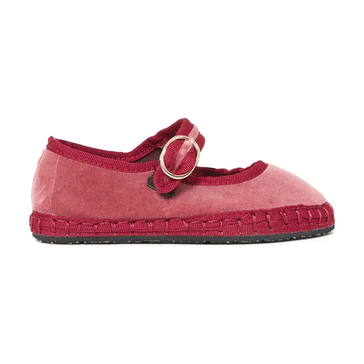 Bailarinas de terciopelo Theresa | Rose boisé- Imagen del producto n°0