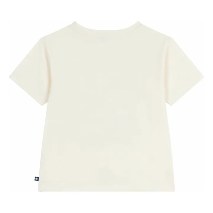 T-shirt La Vague Jersey Coton Bio | Ecru- Image produit n°1