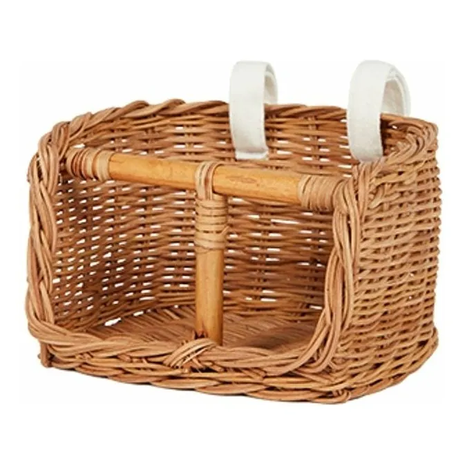 Rattan doll bicycle basket- Product image n°3