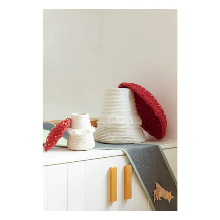 Panier de rangement Champignon | Rouge- Image produit n°6