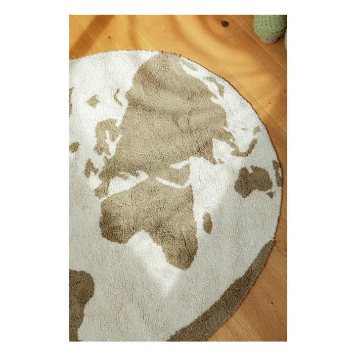Tapis Monde | Vert kaki- Image produit n°5