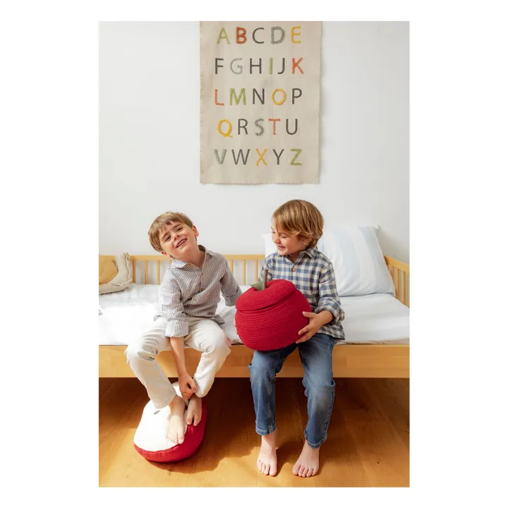 Panier de rangement Pomme | Rouge- Image produit n°6