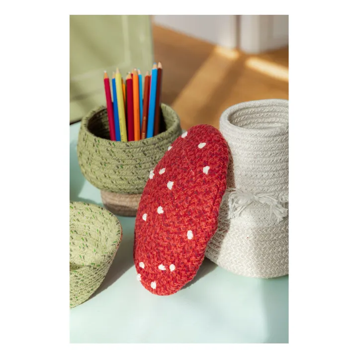 Panier de rangement Champignon | Rouge- Image produit n°7