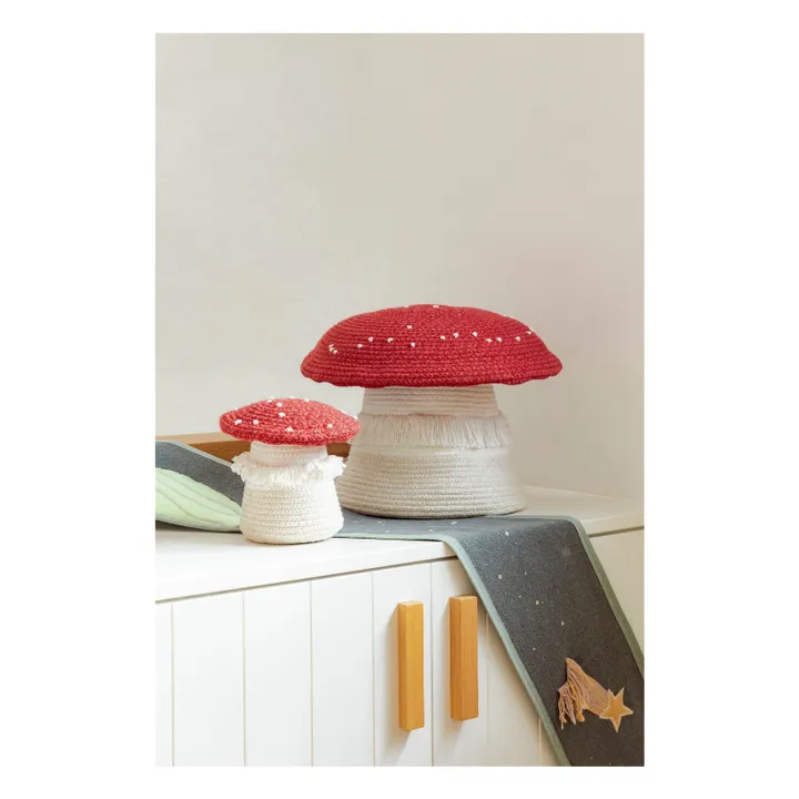 Panier de rangement Champignon | Rouge- Image produit n°5