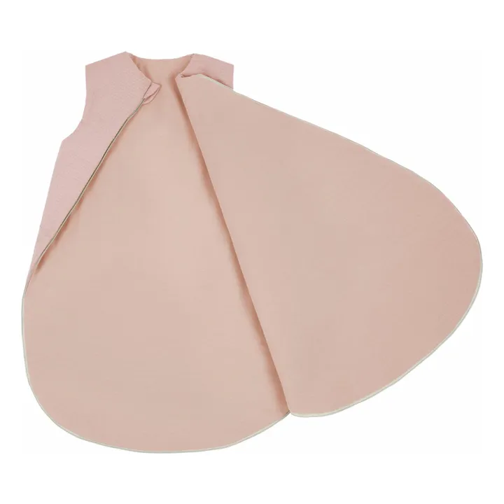 Gigoteuse mi-saison Cocoon nid d'abeille | Rose pâle- Image produit n°1