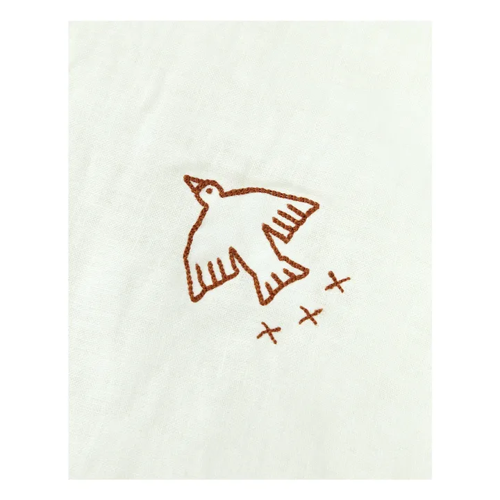 Lined blanket - French linen | Ecru- Product image n°3