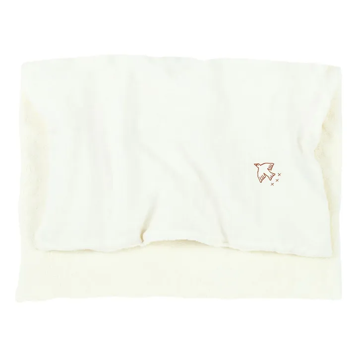 Lined blanket - French linen | Ecru- Product image n°2