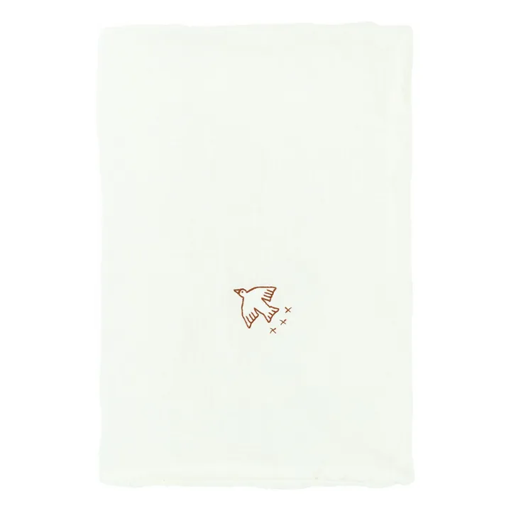Lined blanket - French linen | Ecru- Product image n°0