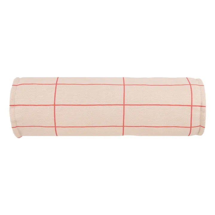 Traversin Vibes en coton bio | Rose pâle- Image produit n°1