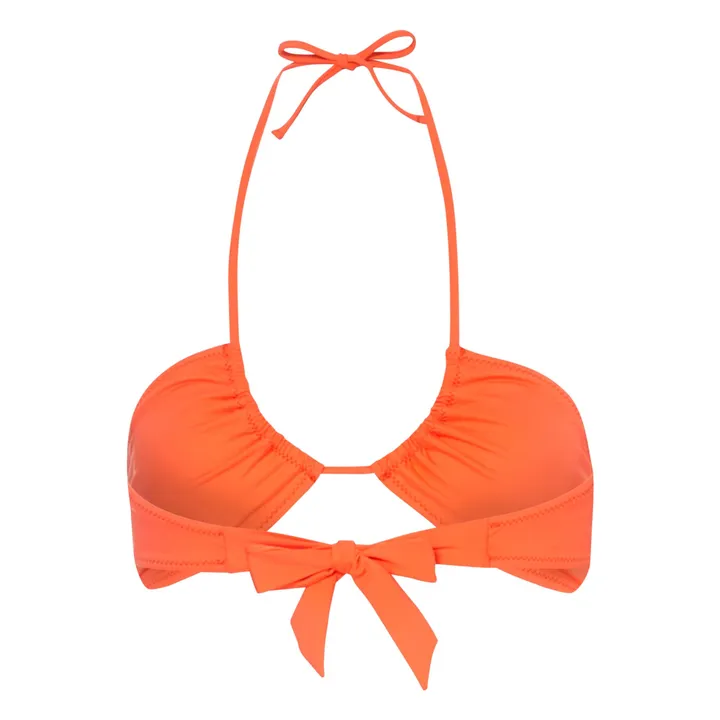 Haut De Maillot De Bain Triangle Inversé | Orange- Image produit n°1