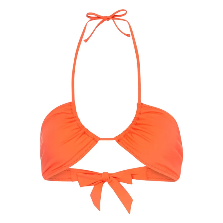 Haut De Maillot De Bain Triangle Inversé | Orange- Image produit n°0
