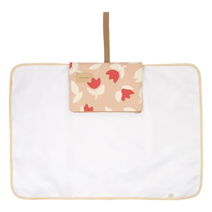 Matelas à langer de voyage Hyde Park Tulip | Rouge- Image produit n°1