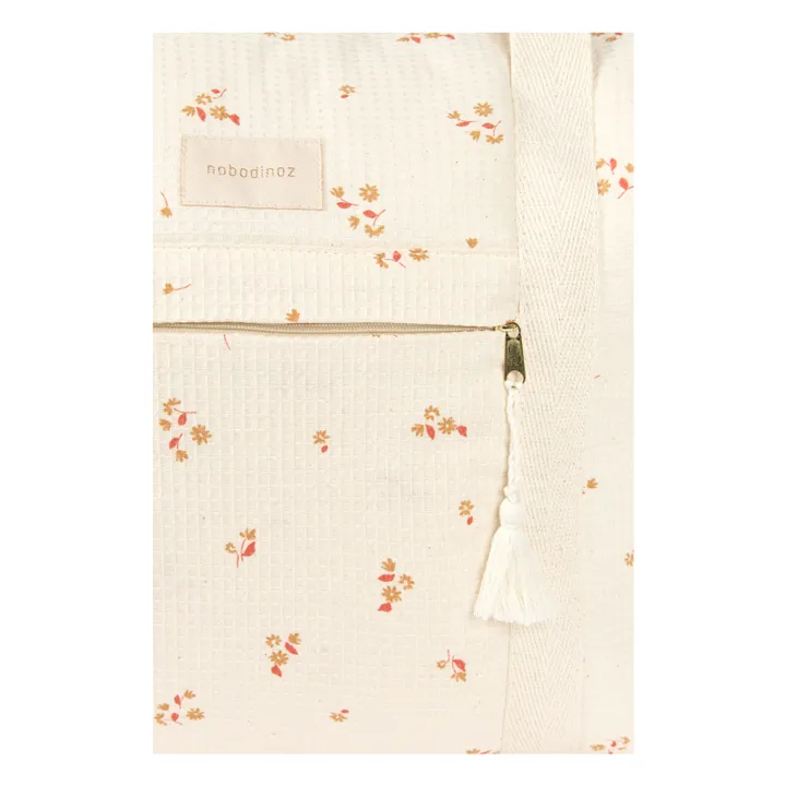 Sac de maternité imperméable en coton bio Opéra Lily | Ecru- Image produit n°4