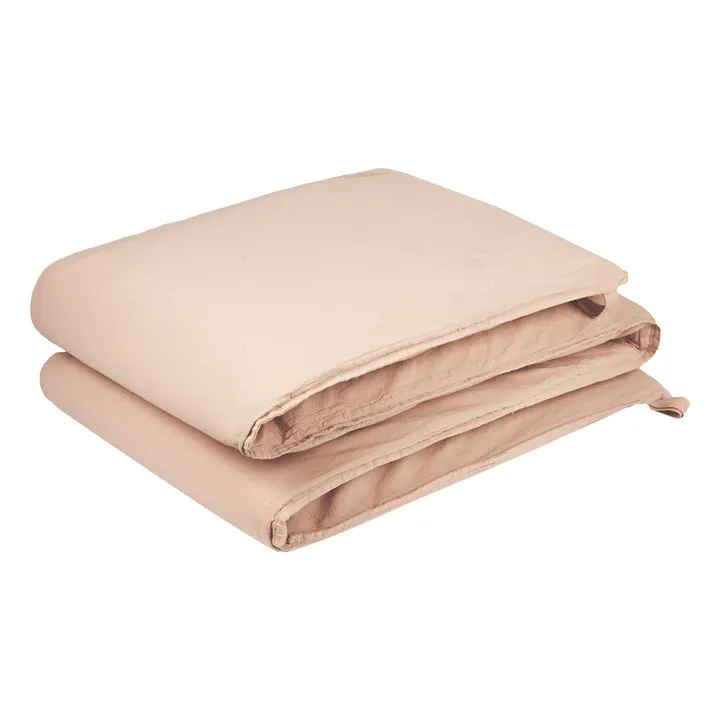 Tour de lit déhoussable Wabi-Sabi | Rose poudré- Image produit n°0